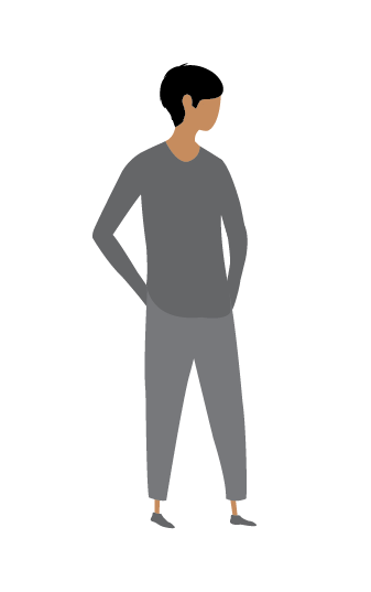a gender non-conforming figure